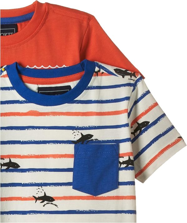 ⁦تي شيرت للأولاد من Cherokee 2-8 - تي شيرت مطبوع عليه ROUNDNECK PO2-HS TOP⁩ - الصورة ⁦3⁩
