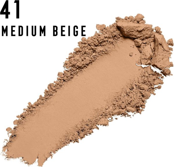 ⁦بودرة تجميل مضغوطة كريم بوف من ماكس فاكتور، درجة 41 ميديم بيج، 14 غرام⁩ - الصورة ⁦2⁩