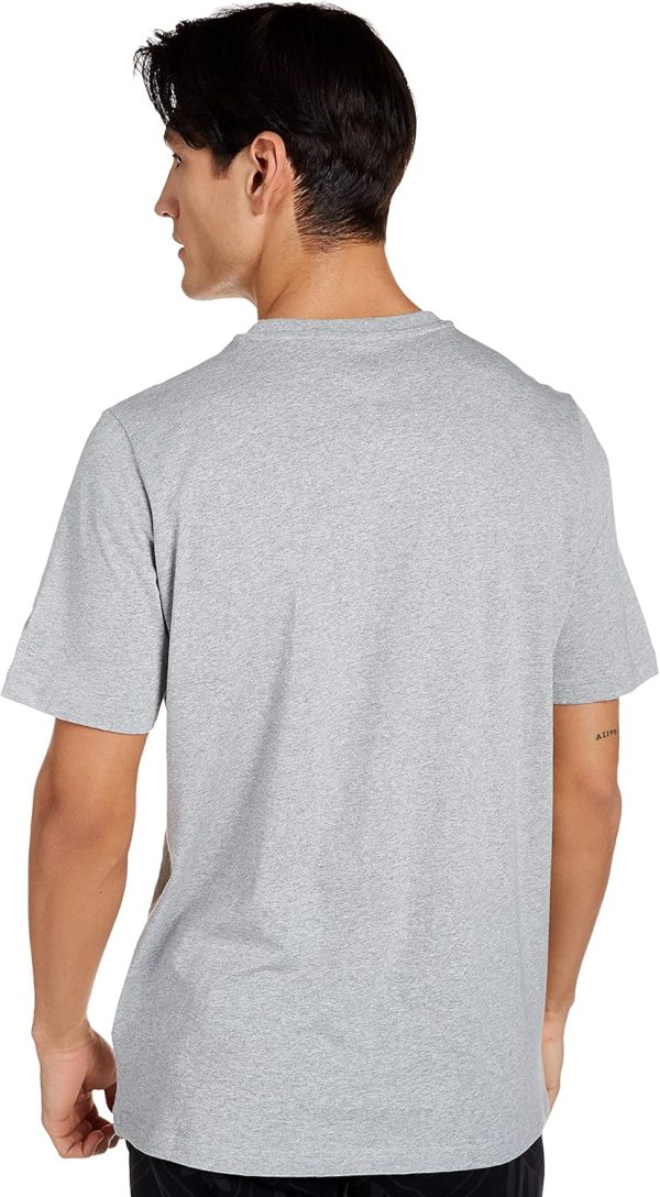 ⁦adidas Men's Essentials Embroidered Linear Logo T-Shirt⁩ - الصورة ⁦2⁩