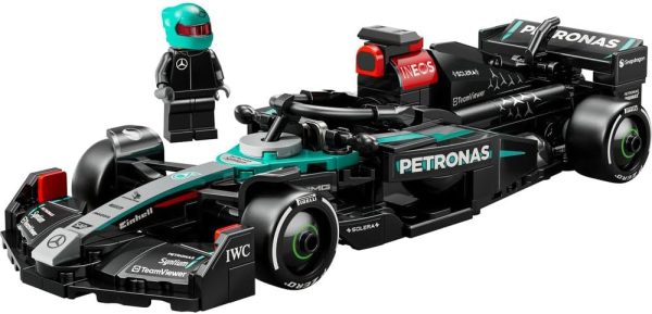 ⁦لعبة سيارة سباق Mercedes-AMG F1 W15 من ليغو Speed Champions، مجموعة سائق سيارة سباق مع شخصية صغيرة، نموذج قابل للبناء للصبيان والبنات بعمر 10 سنوات أو أكثر، هدية فورمولا 1‎ للأطفال قابلة للتجميع 77244⁩ - الصورة ⁦8⁩