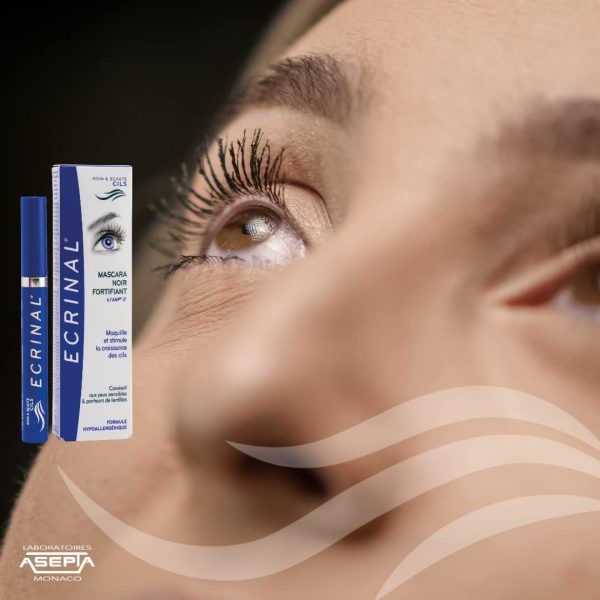 ⁦ماسكارا سوداء لتقوية الرموش من اكرينال مع أمبولات ايه ان بي 2 بلس، 0.27 اونصة سائلة⁩ - الصورة ⁦2⁩