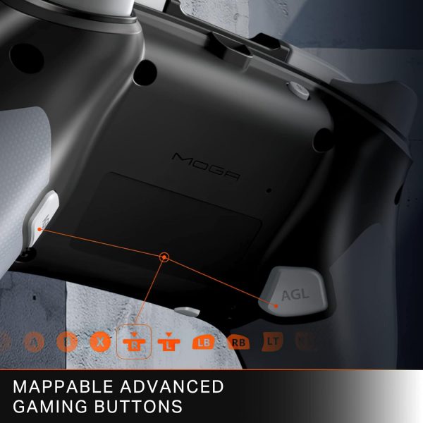 ⁦PowerA MOGA XP5-i Plus Bluetooth Controller for Mobile & Cloud Gaming on iOS⁩ - الصورة ⁦5⁩