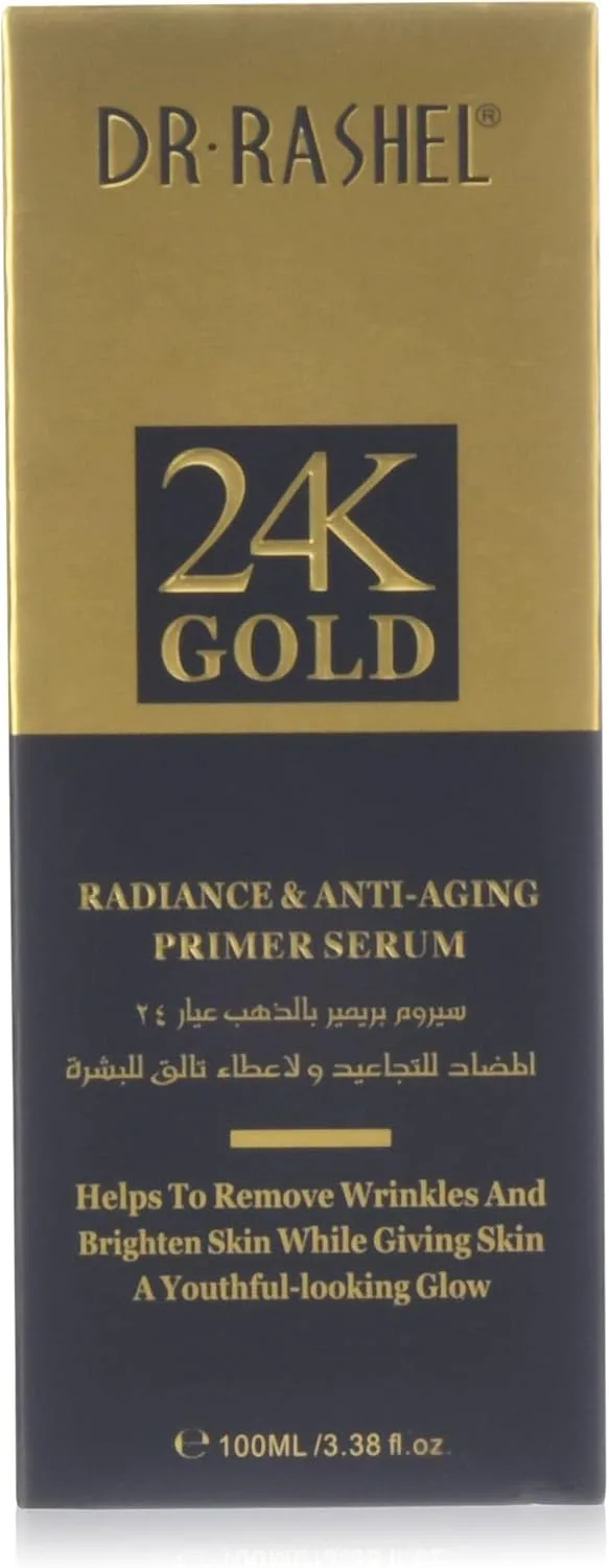 مصل الوجه التمهيدي للوجه دكتور راشيل عيار 24 قيراط 100 مل لكل انواع البشرة للجنسين كل الأنواع