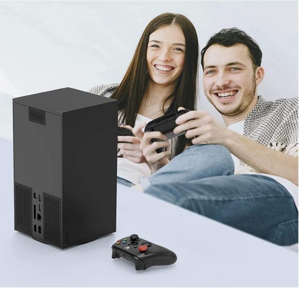 ⁦سكيدو غطاء فلتر مروحة تبريد مقاوم للغبار لجهاز تشغيل العاب الفيديو الرقمية Xbox Series X غطاء غبار مضيف الالعاب رف شبكي مقاوم للغبار لجهاز XBOX Series X⁩ - الصورة ⁦9⁩