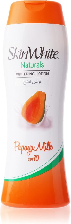 لوشن تبييض طبيعي من حليب البابايا من سكين وايت - 350 مل