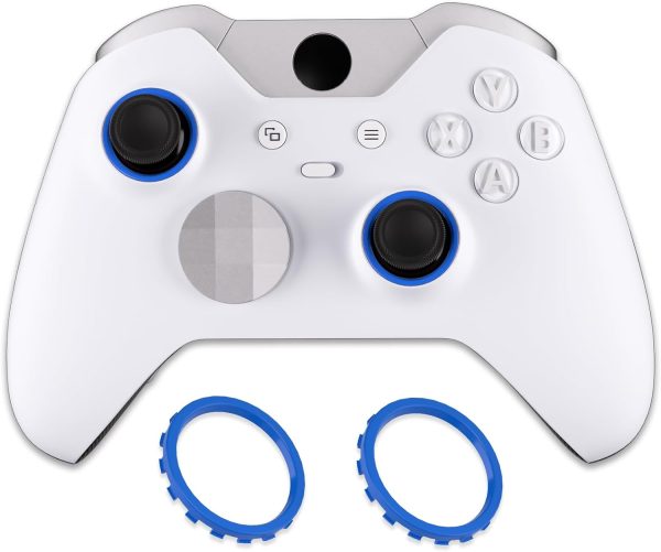 ⁦eXtremeRate Replacement Accent Rings for Xbox Elite Series 2 Core | for Elite Series 2 | for Xbox One Elite ASR Version Shell for Xbox Series X/S Controller - Blue⁩ - الصورة ⁦9⁩