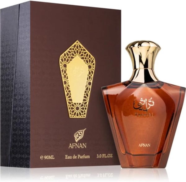 ⁦عطر او دي بارفان تراثي بني للرجال من افنان، 90 مل⁩ - الصورة ⁦3⁩