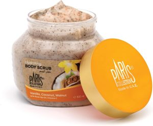 مقشر ومرطب للجسم من بي سي، 500 مل - بنكهة الفانيليا وجوز الهند والجوز C36، من باريس كوليكشن