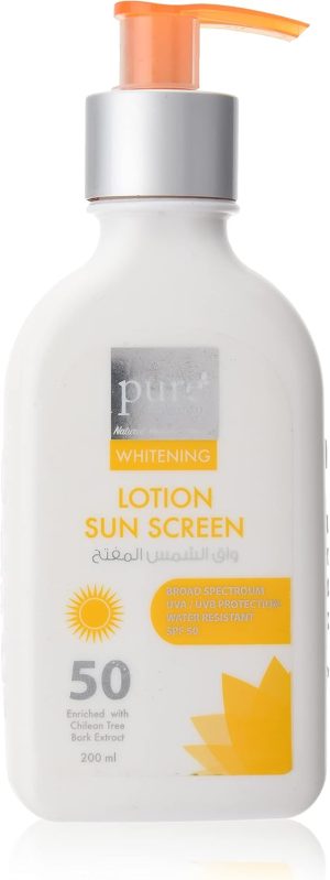 بيور بيوتي لوشن واق الشمس المفتح عامل حماية 50 - 200مل SPF الكل