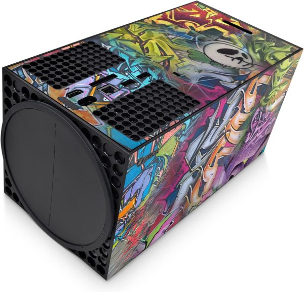⁦GNG Graffiti Skins Compatible with Xbox Series Series X Console Decal Vinal Sticker + 2 Controller Set⁩ - الصورة ⁦3⁩