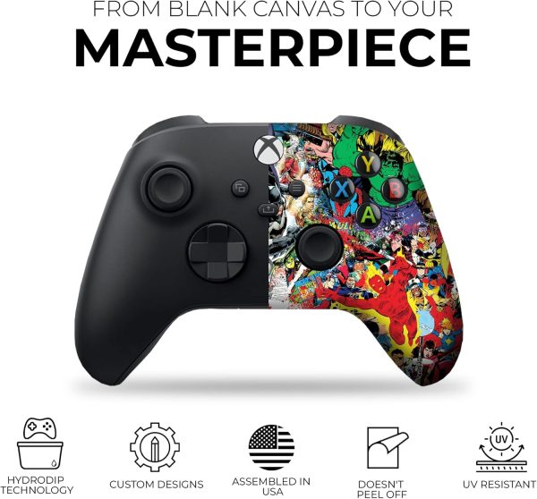 ⁦Original Xbox Wireless Controller Special Edition Customized by DreamController Compatible with Xbox One S/X, Xbox Series X/S & Windows 10 Made with Advanced HydroDip Print Technology(Not Just a Skin)⁩ - الصورة ⁦6⁩