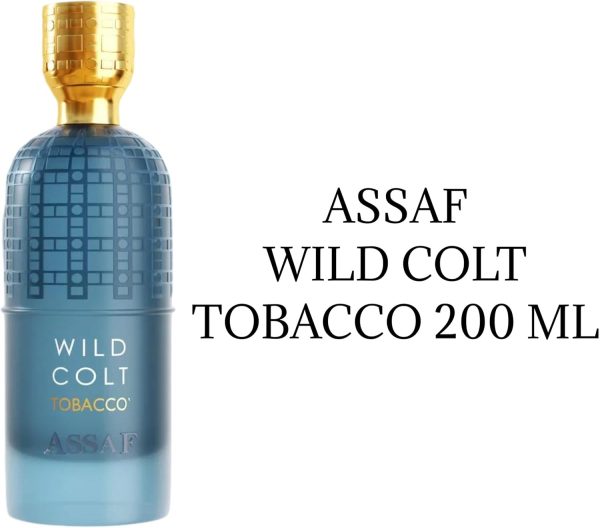 ⁦عطر وايلد كولت توباكو من عساف 200 مل او دي بارفان - انيق للجنسين للرجال يدوم طويلا للنساء اساف عالي الجودة⁩ - الصورة ⁦2⁩