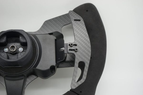 ⁦SIMPUSH carbon fiber paddle shifter mod Modification (STYLE A) FOR Thrustmaster T300RS T300GT TS-PC⁩ - الصورة ⁦7⁩