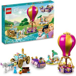 مجموعة لعبة رحلة الأميرة المسحورة 43216 من LEGO | Disney؛ تمثل هدية رمضان ممتعة لإلهام اللعب الجماعي؛ تعزز الشغف بالسفر ولعب المركبات التخيلي للأطفال الذين تبلغ أعمارهم 6 سنوات أو أكثر (320 قطعة)
