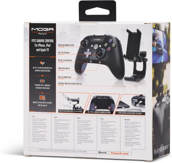 ⁦PowerA MOGA XP5-i Plus Bluetooth Controller for Mobile & Cloud Gaming on iOS⁩ - الصورة ⁦17⁩