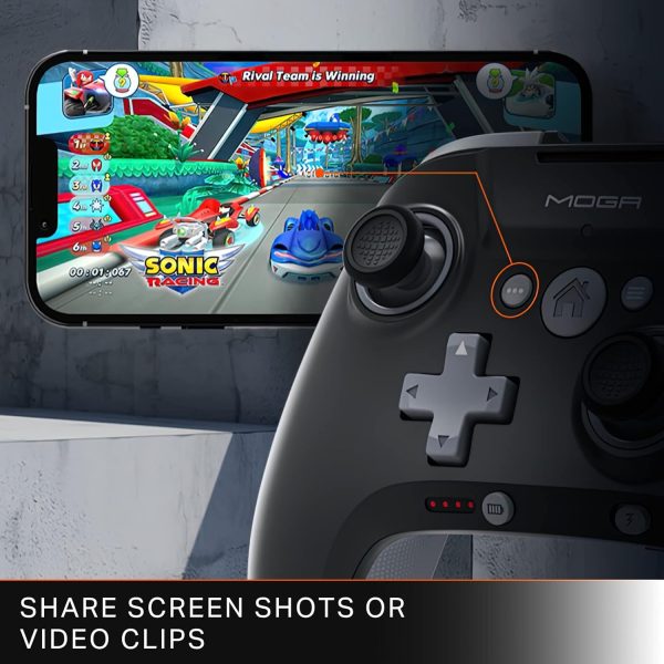 ⁦PowerA MOGA XP5-i Plus Bluetooth Controller for Mobile & Cloud Gaming on iOS⁩ - الصورة ⁦7⁩