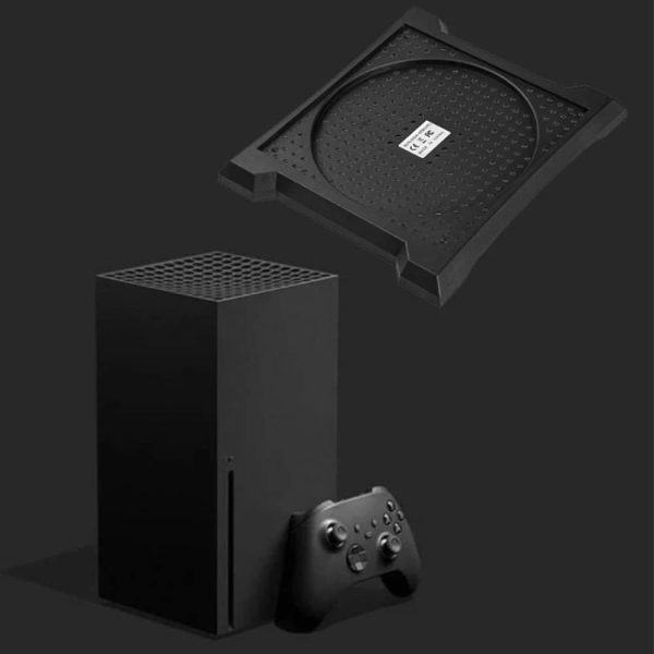 ⁦سي كيه اكس اي ان حامل عمودي لوحدة تحكم Xbox Series X (اسود)⁩ - الصورة ⁦4⁩