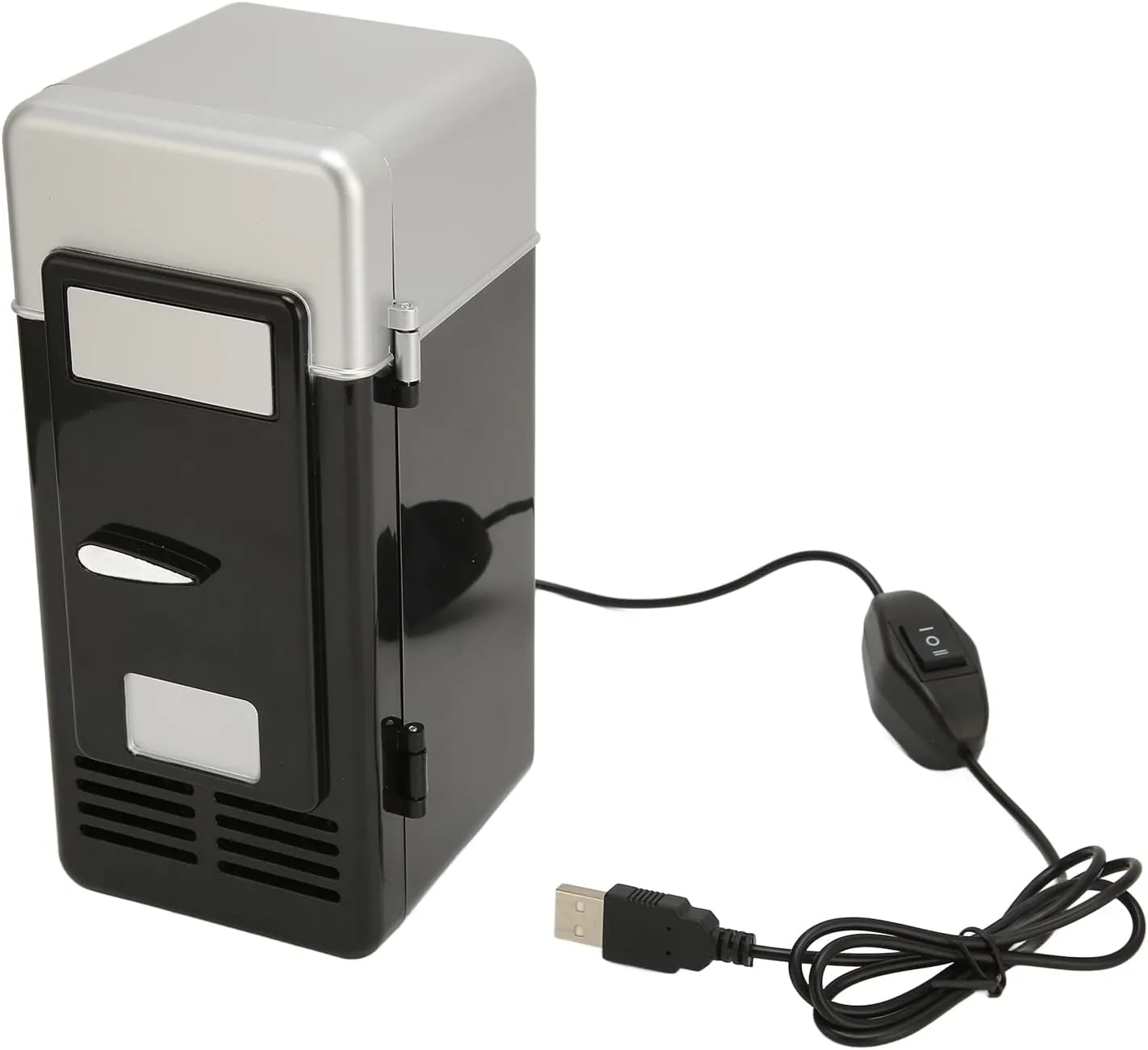 ثلاجة صغيرة بمنفذ USB لتبريد المشروبات تبريد لغرفة النوم باردة محمولة للصودا تعمل للمكتب لون احمر