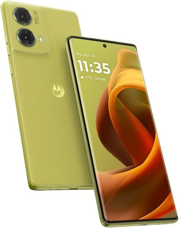 موتورولا هاتف ذكي G85 5G | ذاكرة RAM 12GB + تخزين 256GB | شاشة POLED 6.66 انش 120Hz | كاميرا مزدوجة 50MP OIS | بطارية 5000mAh | اندرويد 14 | شريحتين اتصال + شريحة الكترونية (اخضر زيتوني)