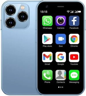 هاتف سويس XS15 ميني ثنائي شرائح الاتصال بشاشة HD مقاس 3 بوصة وذاكرة رام 2 جيجابايت وذاكرة داخلية 16 جيجابايت الجيل الثالث 3G - نسخة عالمية