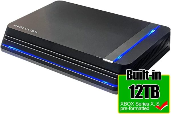⁦افولوشن قرص صلب خارجي للالعاب برو اكس بسعة 12 تيرابايت بمنفذ USB 3.0 من اتش دي جير (لجهاز Xbox Series X | S) - ضمان لمدة عامين⁩ - الصورة ⁦2⁩
