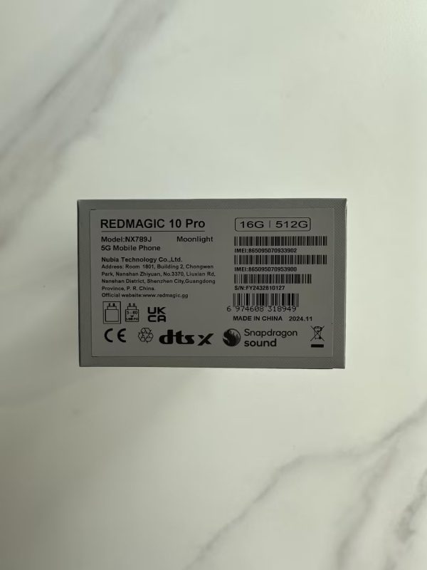 ⁦ريد ماجيك جوال العاب 10 برو 144 هرتز، هاتف ذكي اندرويد 5G، ذاكرة RAM 16GB + ذاكرة روم 512GB، سناب دراجون 8 ايليت، شاشة كاملة 6.8 انش 1.5K AMOLED FHD، كاميرا 50MP، ثنائي الشريحة، فضي⁩ - الصورة ⁦18⁩