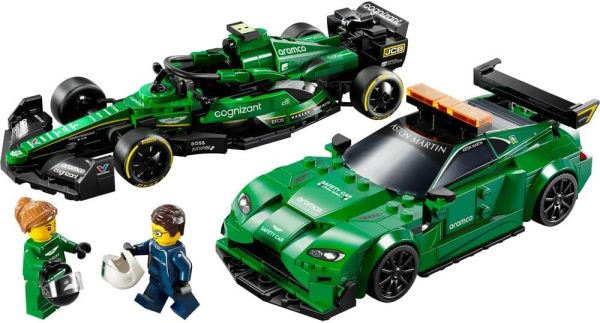⁦لعبتا سيارة الأمان Aston Martin وAMR23‏ من LEGO Speed Champions، مجموعة لعب نموذج السيارات، مجموعة بناء للأطفال مع شخصيتين صغيرتين، هدية رمضان للصبيان والبنات 76925⁩ - الصورة ⁦7⁩
