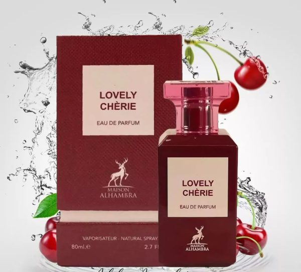 ⁦لطافة او دي بارفان لافلي شيري من الحمبرا 80 مل عطر فاخر يدوم طويلا رائحة مستوردة فاخرة للجنسين مجموعة هدايا العطور السائلة لجميع المناسبات - روز⁩ - الصورة ⁦5⁩