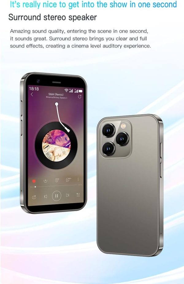 ⁦هاتف سويس XS15 ميني ثنائي شرائح الاتصال بشاشة HD مقاس 3 بوصة وذاكرة رام 2 جيجابايت وذاكرة داخلية 16 جيجابايت الجيل الثالث 3G - نسخة عالمية⁩ - الصورة ⁦4⁩
