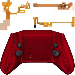 eXtremeRate Hope Programable Remap Kit for Xbox Series X/S Controller, Upgrade Boards & Redesigned Back Shell & Side Rails & Back Buttons for Xbox Core Controller - Scarlet Red