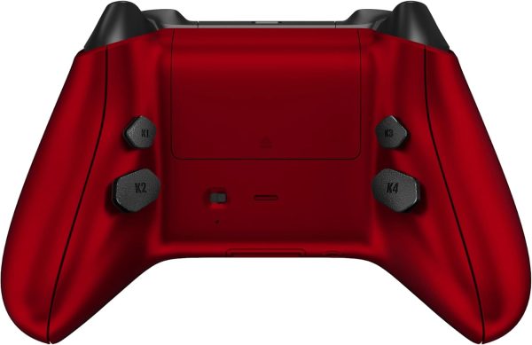 ⁦eXtremeRate Hope Programable Remap Kit for Xbox Series X/S Controller, Upgrade Boards & Redesigned Back Shell & Side Rails & Back Buttons for Xbox Core Controller - Scarlet Red⁩ - الصورة ⁦5⁩