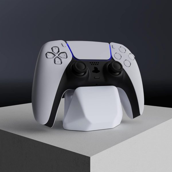 ⁦بلاي فيتال حامل وحدة تحكم العاب عالمي لجهاز Xbox Series X/S اداة بالالعاب ستيشن 5/4 عرض لذراع سويتش برو - ابيض اكريلونيتريل بوتادين ستيرين⁩ - الصورة ⁦4⁩