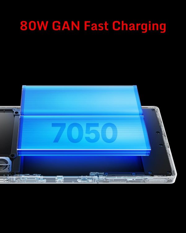 ⁦ريد ماجيك جوال العاب 10 برو 144 هرتز، هاتف ذكي اندرويد 5G، ذاكرة RAM 16GB + ذاكرة روم 512GB، سناب دراجون 8 ايليت، شاشة كاملة 6.8 انش 1.5K AMOLED FHD، كاميرا 50MP، ثنائي الشريحة، فضي⁩ - الصورة ⁦8⁩