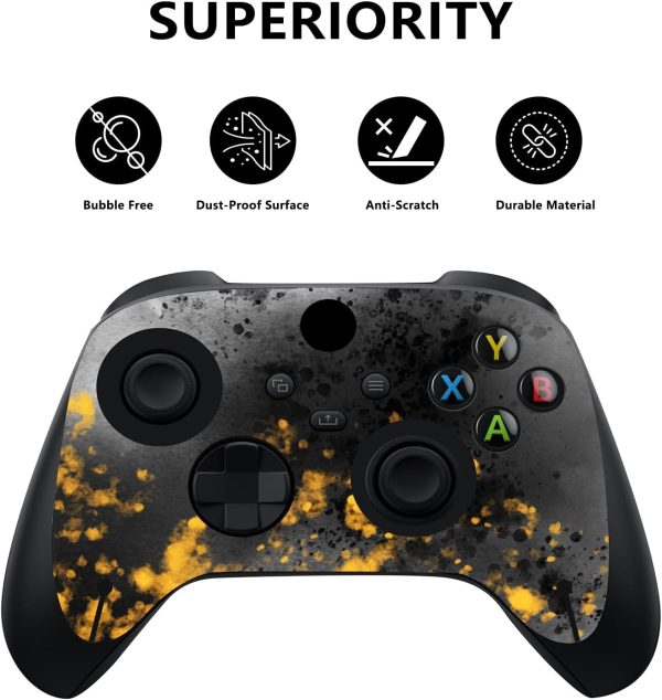 ⁦بلاي فيتال غطاء حماية من الفينيل مخصص لوحدة التحكم اللاسلكية لجهاز Xbox Core من سيكريت ريلم، ستيكر لاصق ملفوف لوحدة تحكم Xbox Series X⁩ - الصورة ⁦2⁩