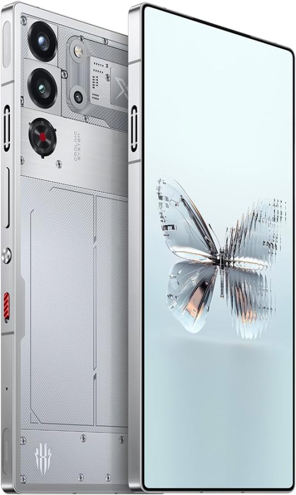 ⁦ريد ماجيك جوال العاب 10 برو 144 هرتز، هاتف ذكي اندرويد 5G، ذاكرة RAM 16GB + ذاكرة روم 512GB، سناب دراجون 8 ايليت، شاشة كاملة 6.8 انش 1.5K AMOLED FHD، كاميرا 50MP، ثنائي الشريحة، فضي⁩ - الصورة ⁦3⁩