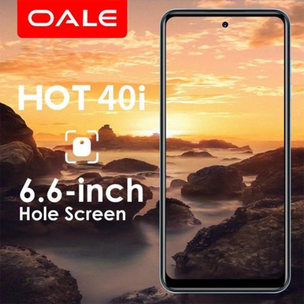 ⁦جوال هوت 40i ثنائي شرائح الاتصال، شاشة 6.6 بوصة، ذاكرة وصول عشوائي 3 جيجابايت، ذاكرة تخزين 64 جيجابايت، شبكة الجيل الرابع 4G - إصدار الشرق الأوسط، لون أسود جرافيتي⁩ - الصورة ⁦8⁩