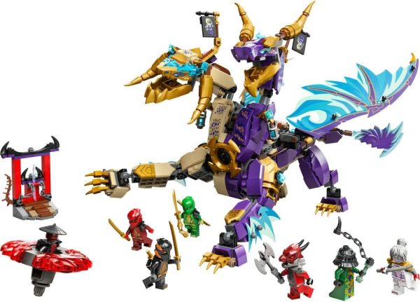 ⁦لعبة النينجا تنّينة التركيز أرك من ليغو NINJAGO‎، مجموعة بناء للأطفال مع 8 شخصيات ليغو صغيرة، مجموعة لعب الأدوار والمغامرة والقتال للصبيان والبنات بعمر 9 سنوات أو أكثر، هدية نينجا للأطفال 71836⁩ - الصورة ⁦8⁩