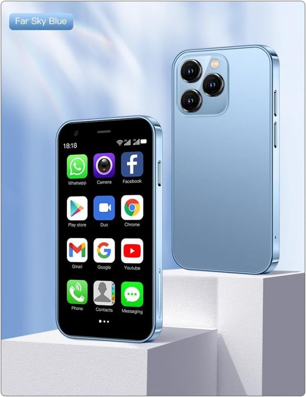⁦هاتف سويس XS15 ميني ثنائي شرائح الاتصال بشاشة HD مقاس 3 بوصة وذاكرة رام 2 جيجابايت وذاكرة داخلية 16 جيجابايت الجيل الثالث 3G - نسخة عالمية⁩ - الصورة ⁦2⁩