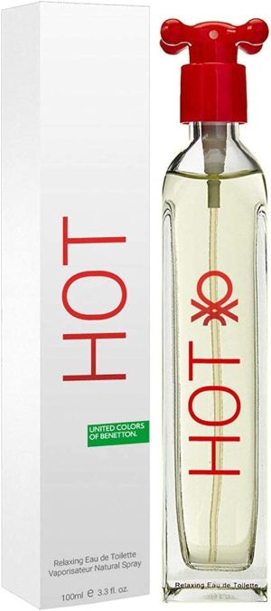 عطر او دي تواليت هوت للنساء من بينيتون، 100 مل