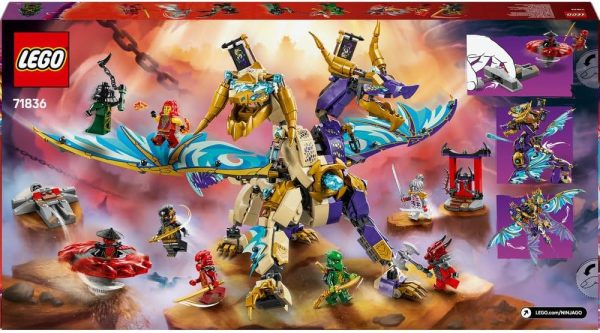 ⁦لعبة النينجا تنّينة التركيز أرك من ليغو NINJAGO‎، مجموعة بناء للأطفال مع 8 شخصيات ليغو صغيرة، مجموعة لعب الأدوار والمغامرة والقتال للصبيان والبنات بعمر 9 سنوات أو أكثر، هدية نينجا للأطفال 71836⁩ - الصورة ⁦10⁩