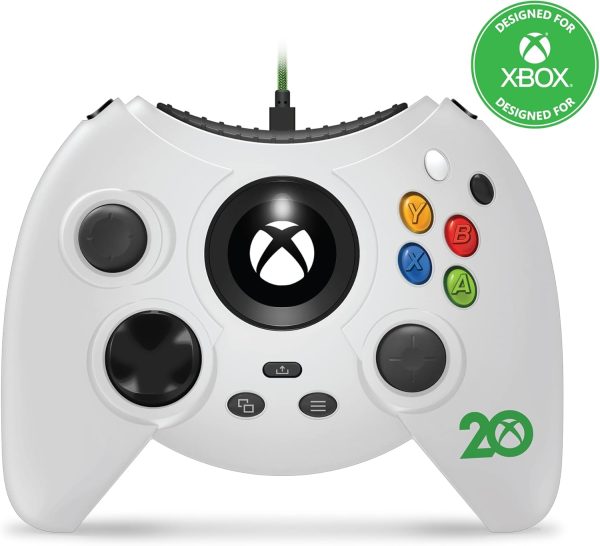 ⁦وحدة تحكم سلكية هايبركين دوك لاجهزة Xbox سيريز اكس / اس One/ ويندوز 10 اصدار محدود للذكرى السنوية الـ20 ابيض مرخصة رسميا من بلوتوث⁩ - الصورة ⁦2⁩