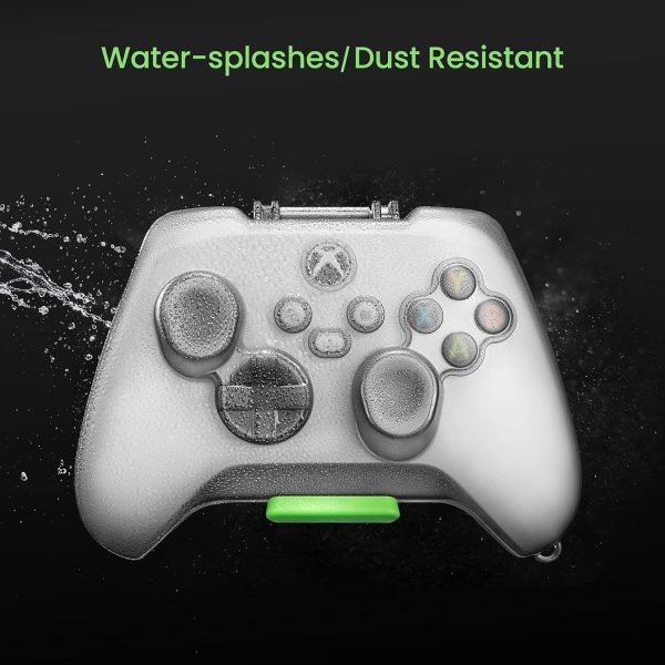 ⁦حافظة حماية واقية لذراع التحكم اللاسلكي في جهاز تشغيل الالعاب Xbox Core تصميم صلب مناسب لاذرع التحكم في جهاز مايكروسوفت Xbox Series X/S ‏2020 مقاوم للغبار وخفيف الوزن من تومتوك، بولي كربونات⁩ - الصورة ⁦6⁩