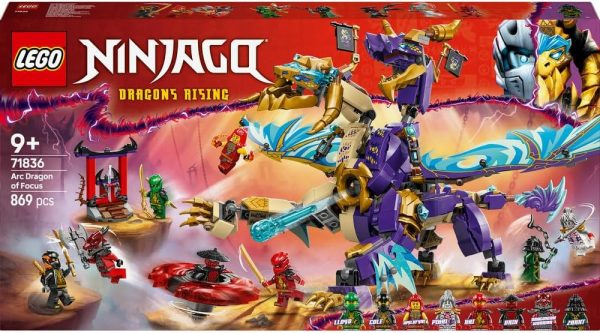 ⁦لعبة النينجا تنّينة التركيز أرك من ليغو NINJAGO‎، مجموعة بناء للأطفال مع 8 شخصيات ليغو صغيرة، مجموعة لعب الأدوار والمغامرة والقتال للصبيان والبنات بعمر 9 سنوات أو أكثر، هدية نينجا للأطفال 71836⁩ - الصورة ⁦9⁩