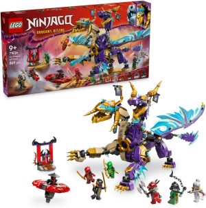 لعبة النينجا تنّينة التركيز أرك من ليغو NINJAGO‎، مجموعة بناء للأطفال مع 8 شخصيات ليغو صغيرة، مجموعة لعب الأدوار والمغامرة والقتال للصبيان والبنات بعمر 9 سنوات أو أكثر، هدية نينجا للأطفال 71836