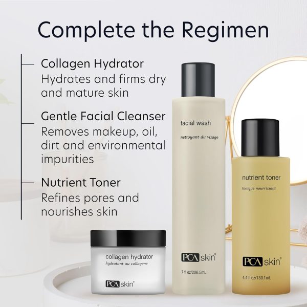 ⁦مرطب الكولاجين PCA SKIN - مرطب الوجه الغني المضاد للأكسدة للبشرة الجافة/الناضجة (1.7 أونصة)، من بي سي ايه سكين⁩ - الصورة ⁦8⁩