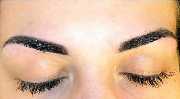 ⁦مجموعة صبغ الرموش والحواجب جل ديمور 30 غرام، تركيبة احترافية مع مركب الكيراتين (3.0 بني)⁩ - الصورة ⁦3⁩
