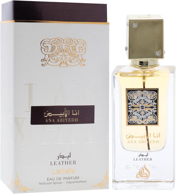 ⁦لطافة - عطر انا الابيض الجلدي ، بخاخ او دي بارفان، 60 مل، للجنسين⁩ - الصورة ⁦3⁩