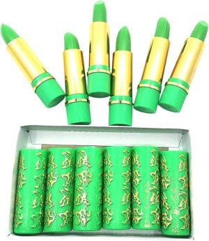 احمر شفاه ذا بينك مرطب يدوم طويلا من حبا - ماجيك جرين اروماتيك | مجموعة فاخرة لون الشفاه المرطب غني بالمكونات العطرية لجمال اخلاقي ومستدام (عبوة 6 قطع)