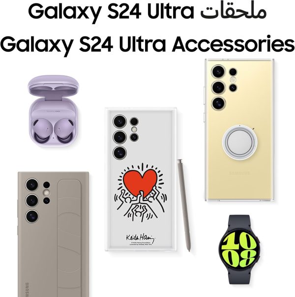 ⁦جوال سامسونج جالكسي S24 الترا سعة 256 جيجابايت ذاكرة RAM 12 نظام تشغيل اندرويد كاميرا 200 ميجابكسل رمادي إصدار دولي بشريحتين⁩ - الصورة ⁦7⁩