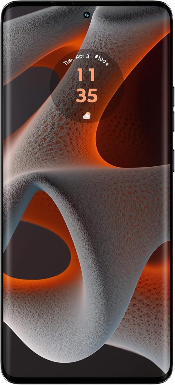 ⁦موتورولا ايدج 50 برو 5G، ذاكرة RAM 12GB+12GB، روم 512GB، سناب دراغون 7 الجيل 3، شاشة 6.7 انش 144Hz pOLED، 4500mAh تيربو باور 125 واط، اندرويد 14، اسود بيوتي⁩ - الصورة ⁦2⁩